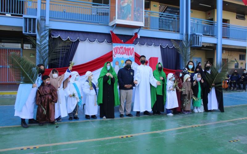 Colegio Domingo Savio da inicio a la celebración de Semana Santa
