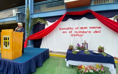 Colegio Domingo Savio da inicio a la celebración de Semana Santa 2023