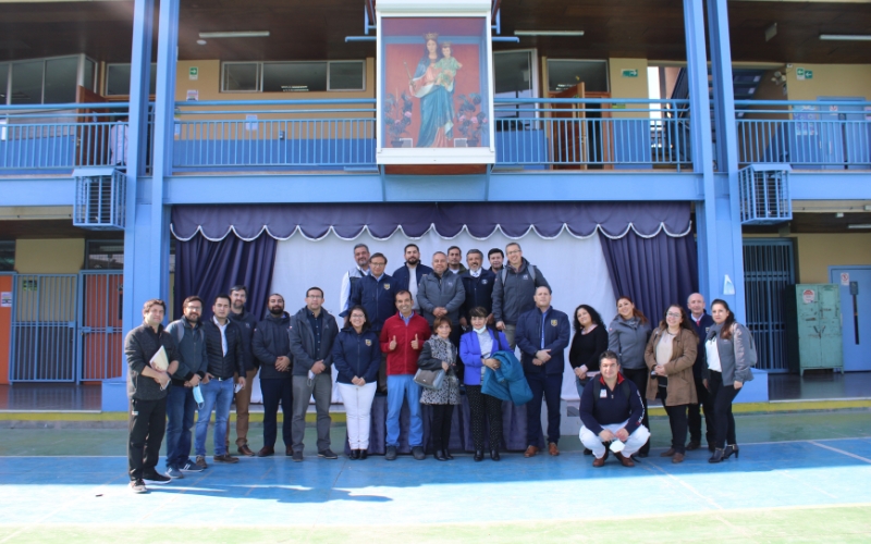 Colegio Domingo Savio y el LAB fueron sede de jornada para equipos directivos salesianos de la Región de Magallanes
