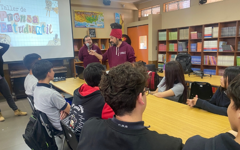 Capacitación Multimedial en el Colegio Domingo Savio