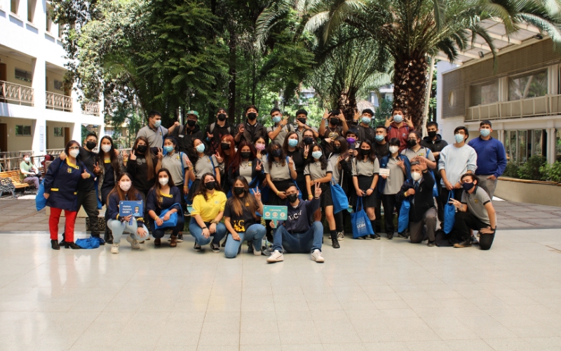 Estudiantes de IV ° medio visitaron la Universidad Católica Silva Henríquez