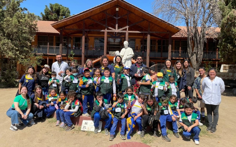 Guardianes del Medioambiente realizaron visita pedagógica a la Escuela Agrícola Salesiana de Catemu