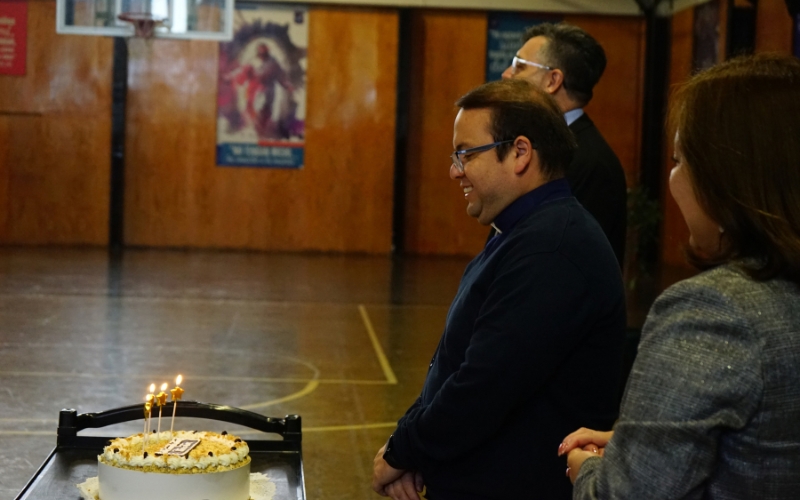 Presencia Salesiana Zona Sur de Santiago conmemoró el cumpleaños del P. Director Osvaldo Valenzuela SDB