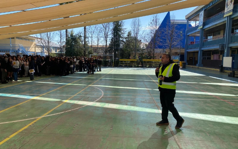 Colegio Bicentenario Salesiano Domingo Savio realizó su segundo simulacro de evacuación 