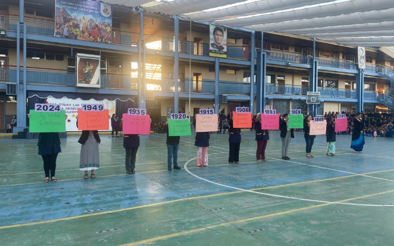 Conmemoración del Día Internacional de la Mujer en Domingo Savio