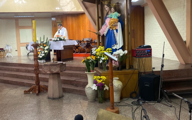 Colegio Salesiano Domingo Savio celebr&oacute; con alegr&iacute;a y devoci&oacute;n el D&iacute;a de Mar&iacute;a Auxiliadora